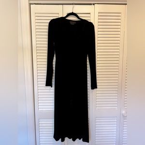 Hatch lounge dress, black xs